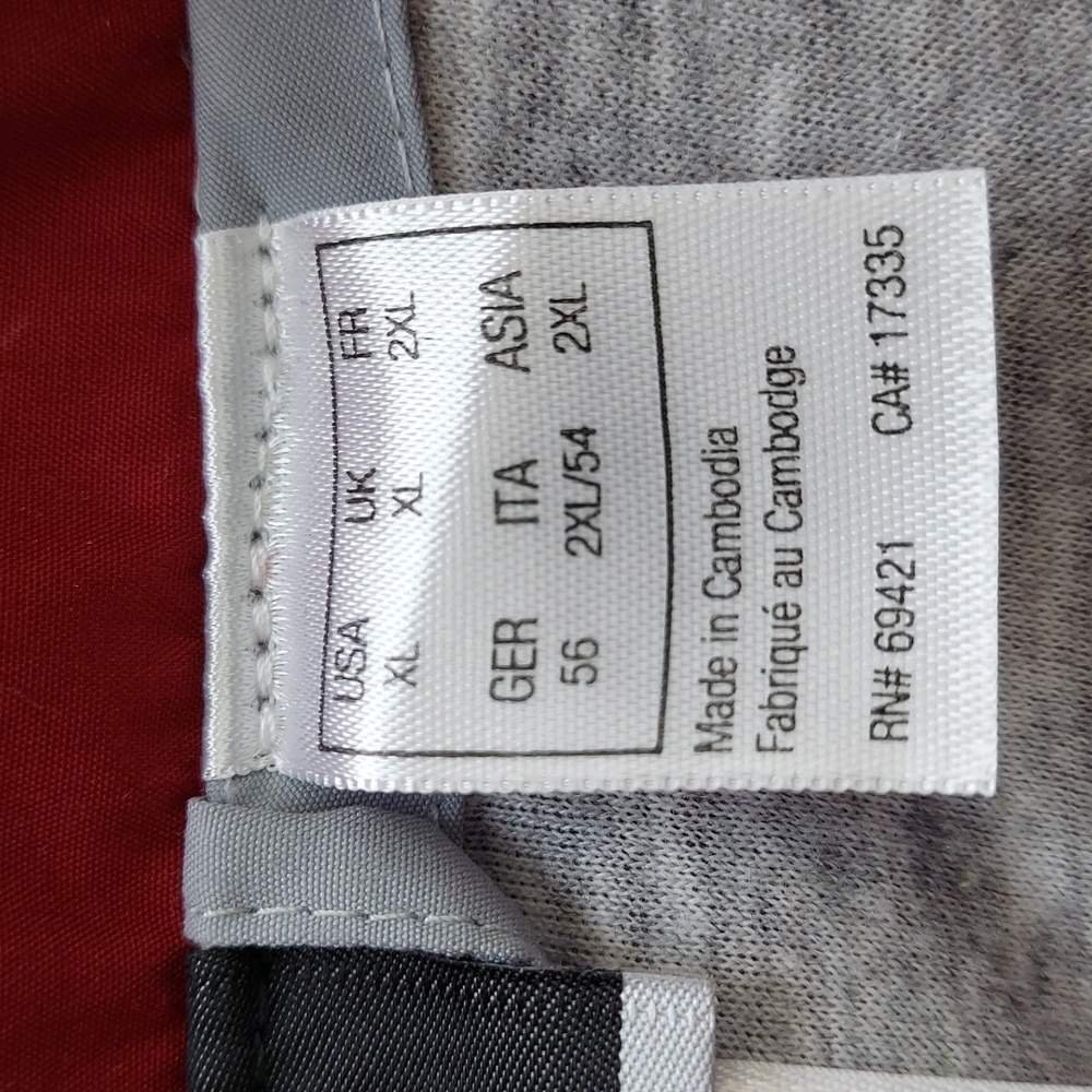 Reebok Men's 2 Pc Burgundy, Black Jacket and Jogger Pants, Size XL, Like New - Picture 5 of 16